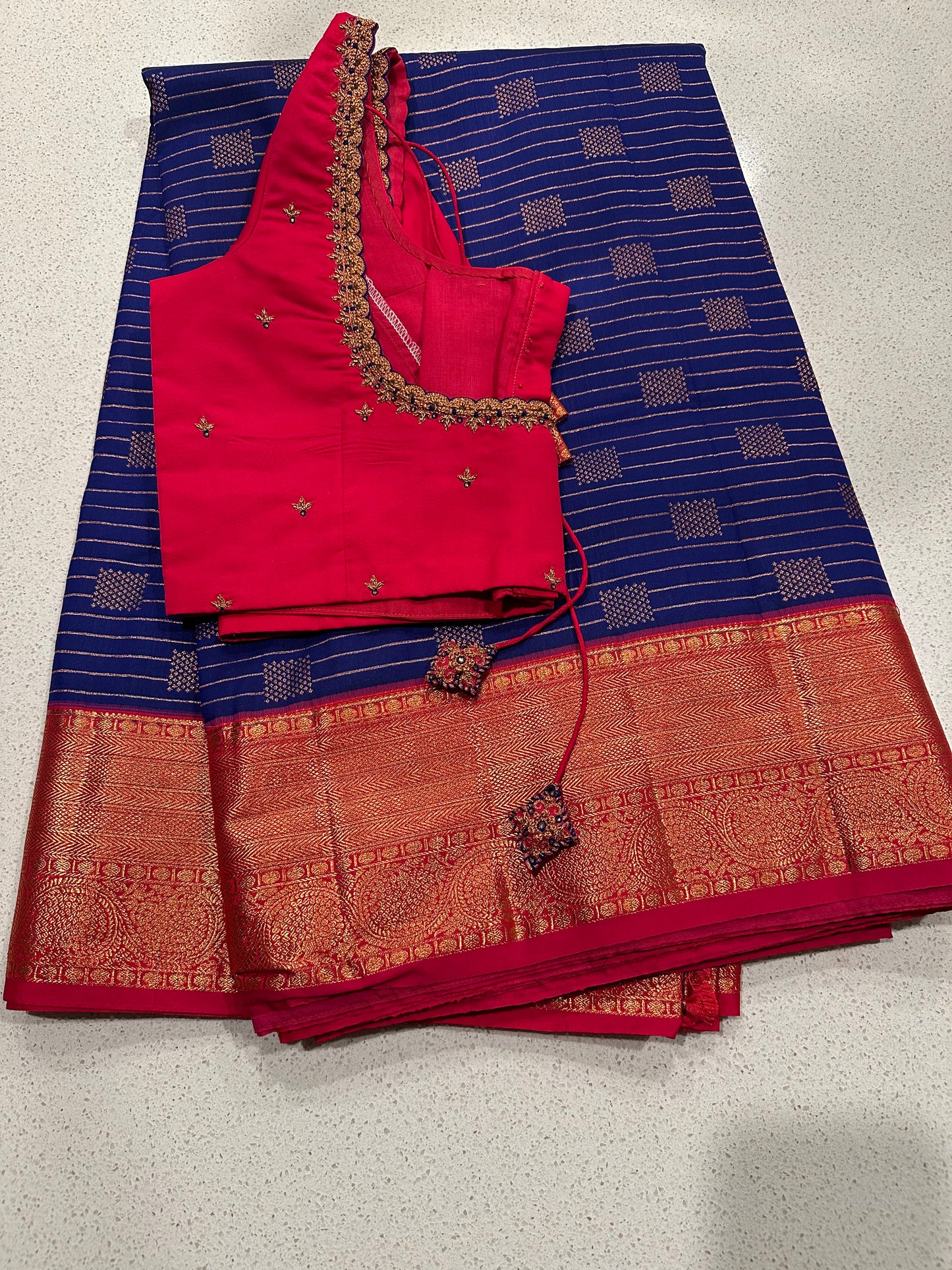 Semi-Kanchi Silk Saree