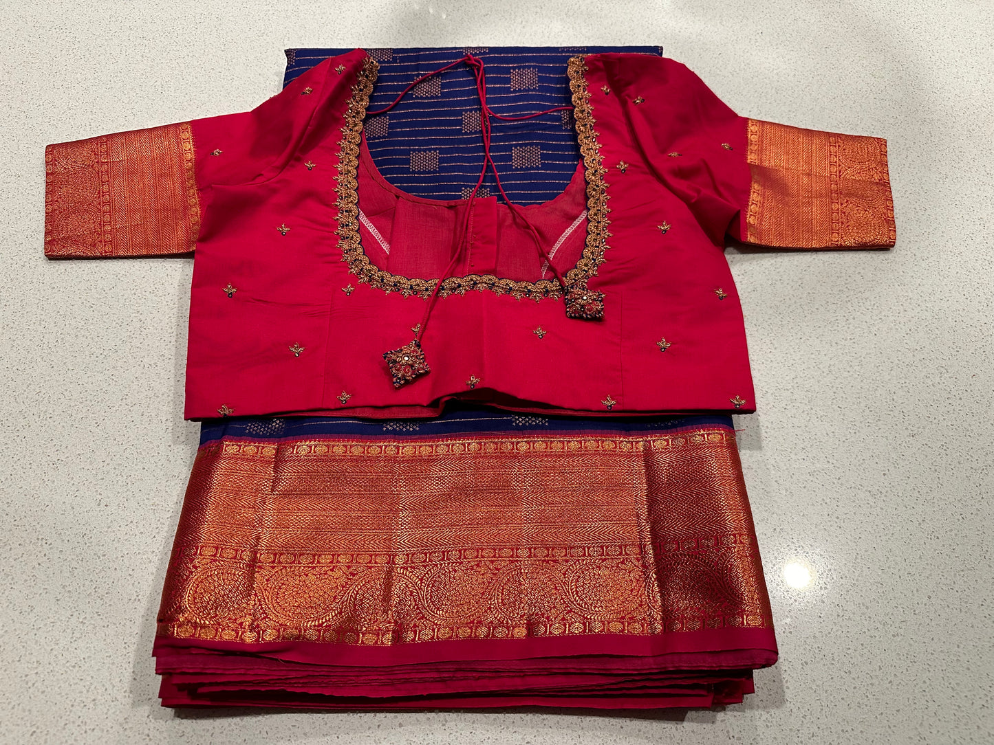 Semi-Kanchi Silk Saree