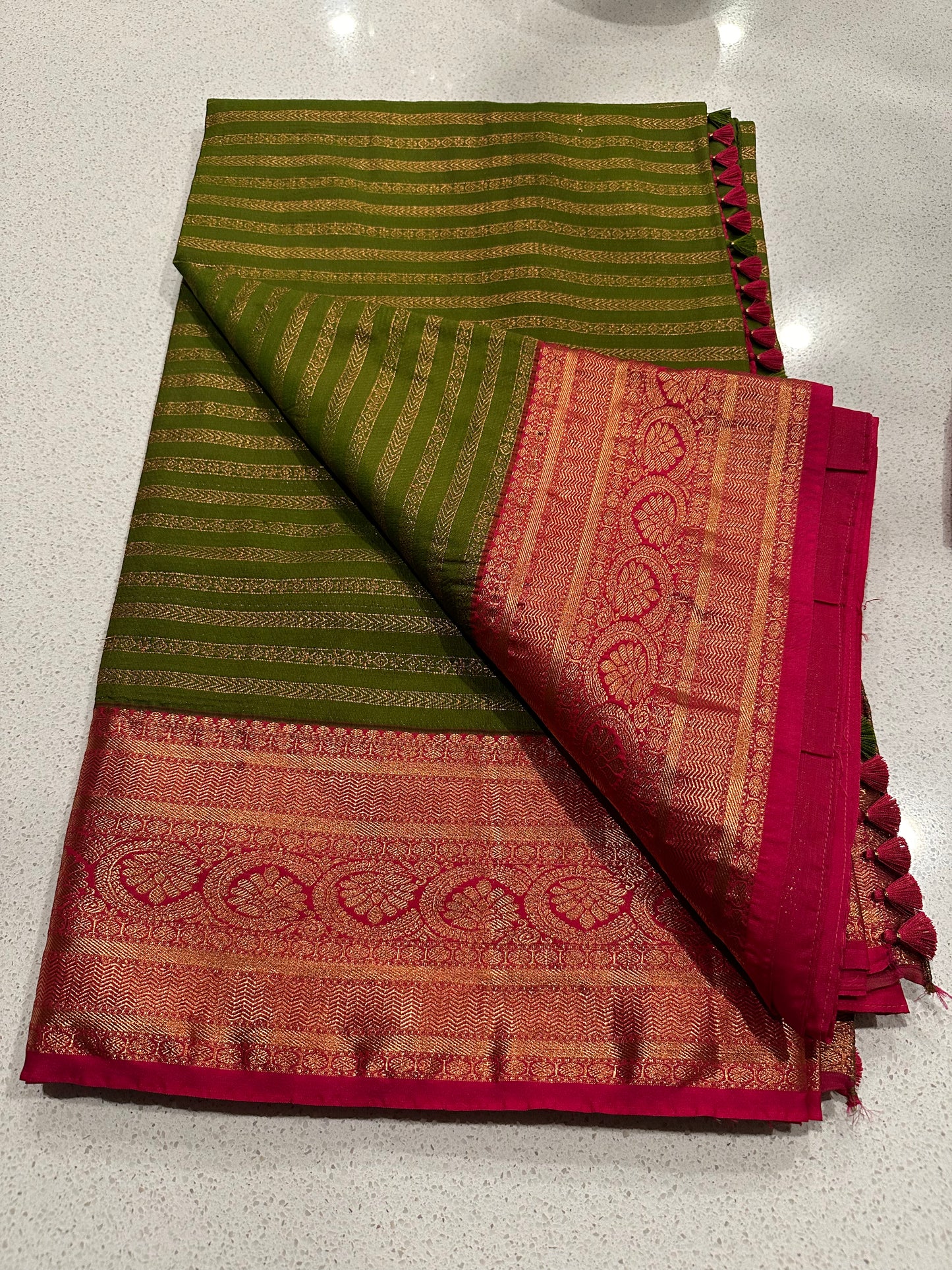 Semi-Kanchi Silk Saree